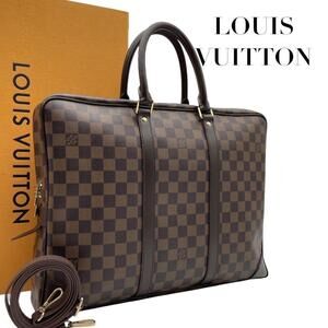 Louis Vuitton Damier Documents Voyage Bag
